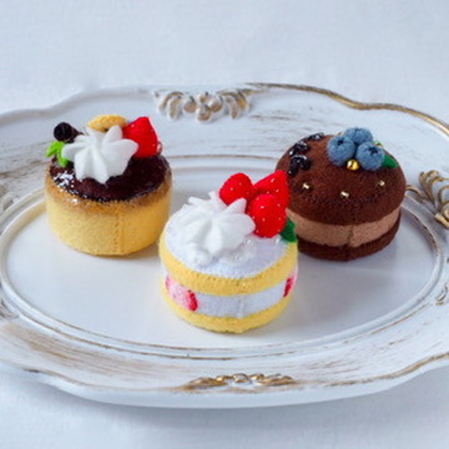 ショートケーキ フェルトケーキ フェルト雑貨 フェイクスイーツ 苺