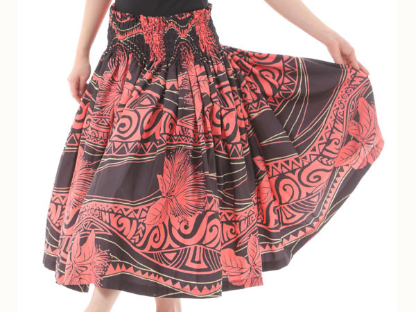 パウスカート　フラダンス　太って見えないパウスカート　受注生産および即納