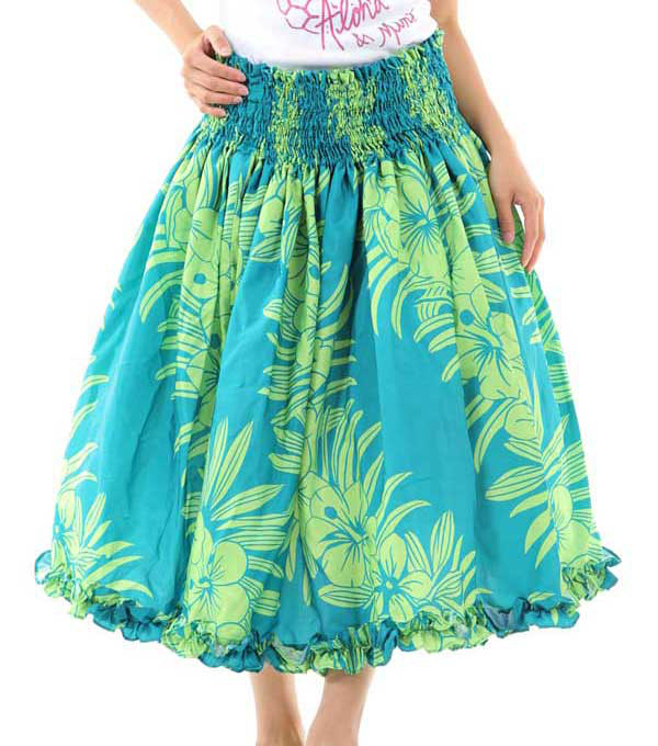 パウスカート 細見えパウスカート　フラダンス　太って見えないパウスカート　p00635　受注生産および即納