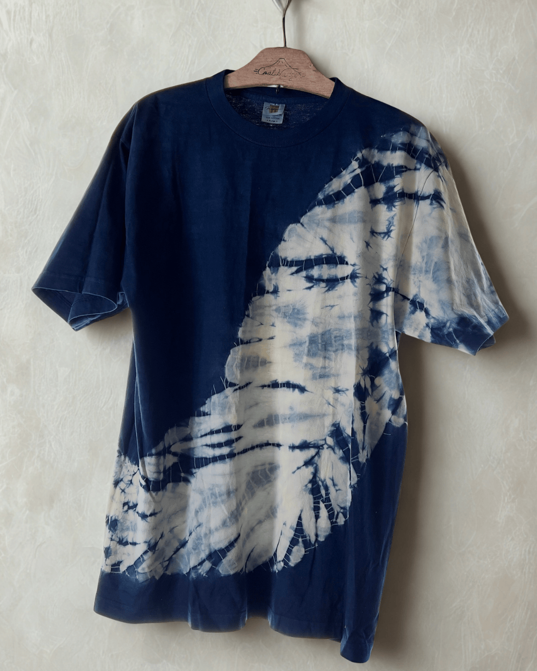 藍染絞TシャツXL一点限り