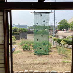 蚊帳　淡緑のタペストリー 6枚目の画像