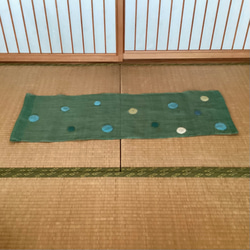 蚊帳　淡緑のタペストリー 9枚目の画像