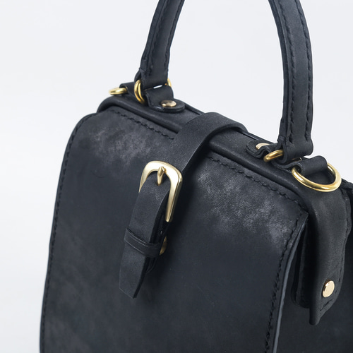 切線派】新商品！たるマチ2WAY 鞄 がま口 本革手作りのレザー