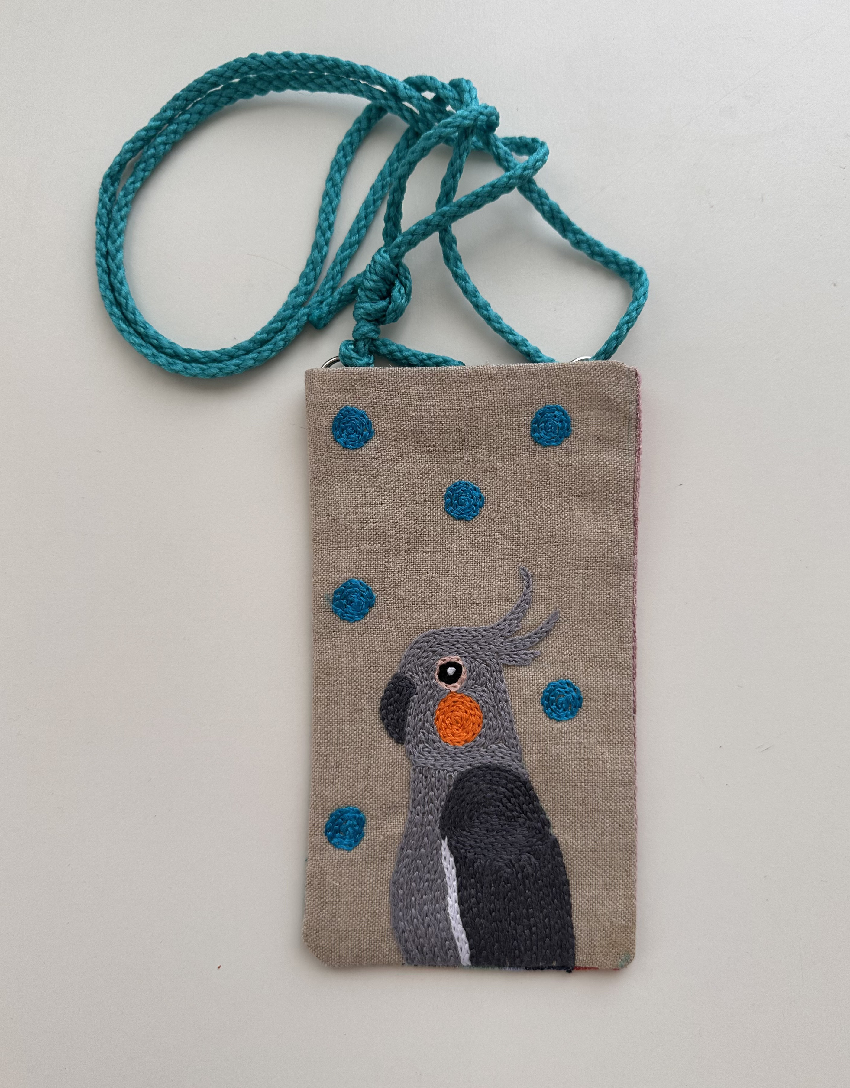 スマホポシェット　オカメインコ　ノーマル♀ 4,250円