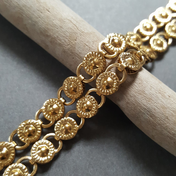 [50cm] オール ステンレス製 6mm幅 オリエンタル デザイン チェーン サージカルステンレス 金属アレルギー対応 4枚目の画像