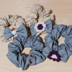 シュシュ4個セット ハンドメイド シュシュ 手作りのお店Charin 通販