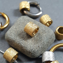 [1pcs] オール ステンレス 直径約6mm キラキラ パイプ ビーズ 金属アレルギー対応 3枚目の画像