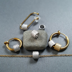 [1pcs] オール ステンレス 直径約6mm キラキラ パイプ ビーズ 金属アレルギー対応 6枚目の画像