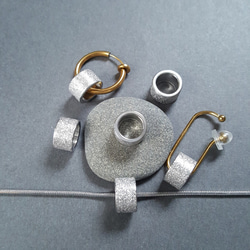 [1pcs] オール ステンレス 直径約10mm キラキラ パイプ ビーズ 金属アレルギー対応 11枚目の画像