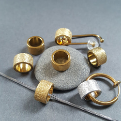[1pcs] オール ステンレス 直径約10mm キラキラ パイプ ビーズ 金属アレルギー対応 8枚目の画像