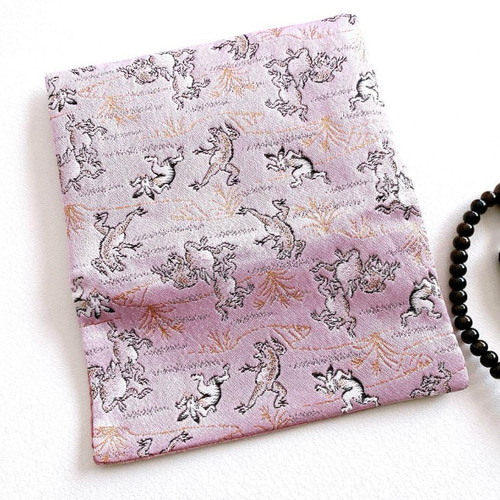 数珠袋 金襴 鳥獣戯画 数珠入れ 念珠袋 念珠入れ 数珠ケース 念珠