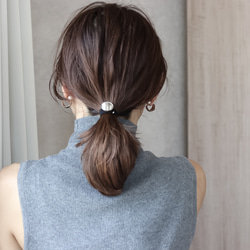 wave coin hair ring｜silver｜アレルギー対応 12枚目の画像