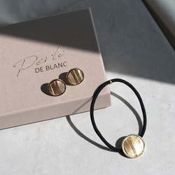 wave coin hair ring｜silver｜アレルギー対応 7枚目の画像