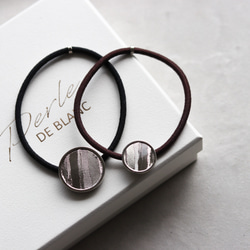 wave coin hair ring｜silver｜アレルギー対応 3枚目の画像