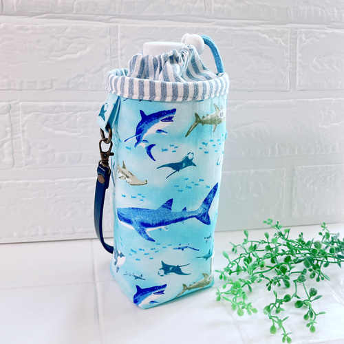 手作り☆可愛い車柄&チェック&ストライプの保冷保温ペットボトル