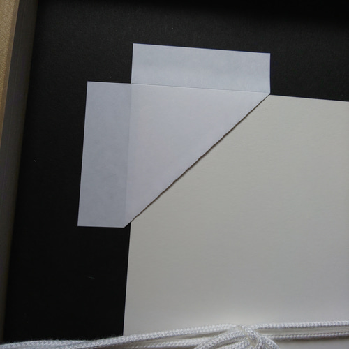 白蛇の絵 A4原画販売：【遠い森の虹の蛇】：UVカット額縁付 絵画