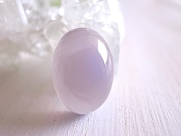 レア！天然色 パープルアゲート インドネシア産 ルース 天然石 宙と