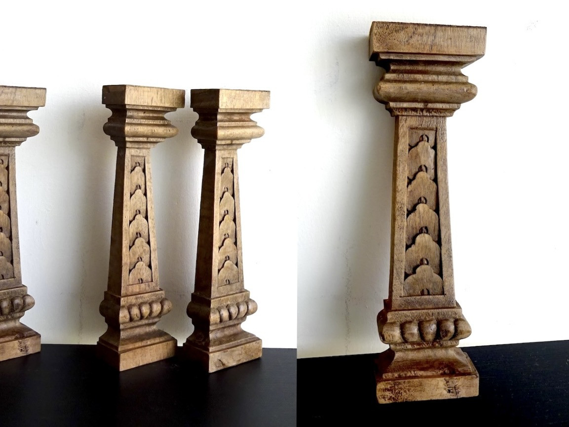 1900年代 フランス 木製 オブジェ スタンド オーナメント 民藝 工藝 美術 骨董 A