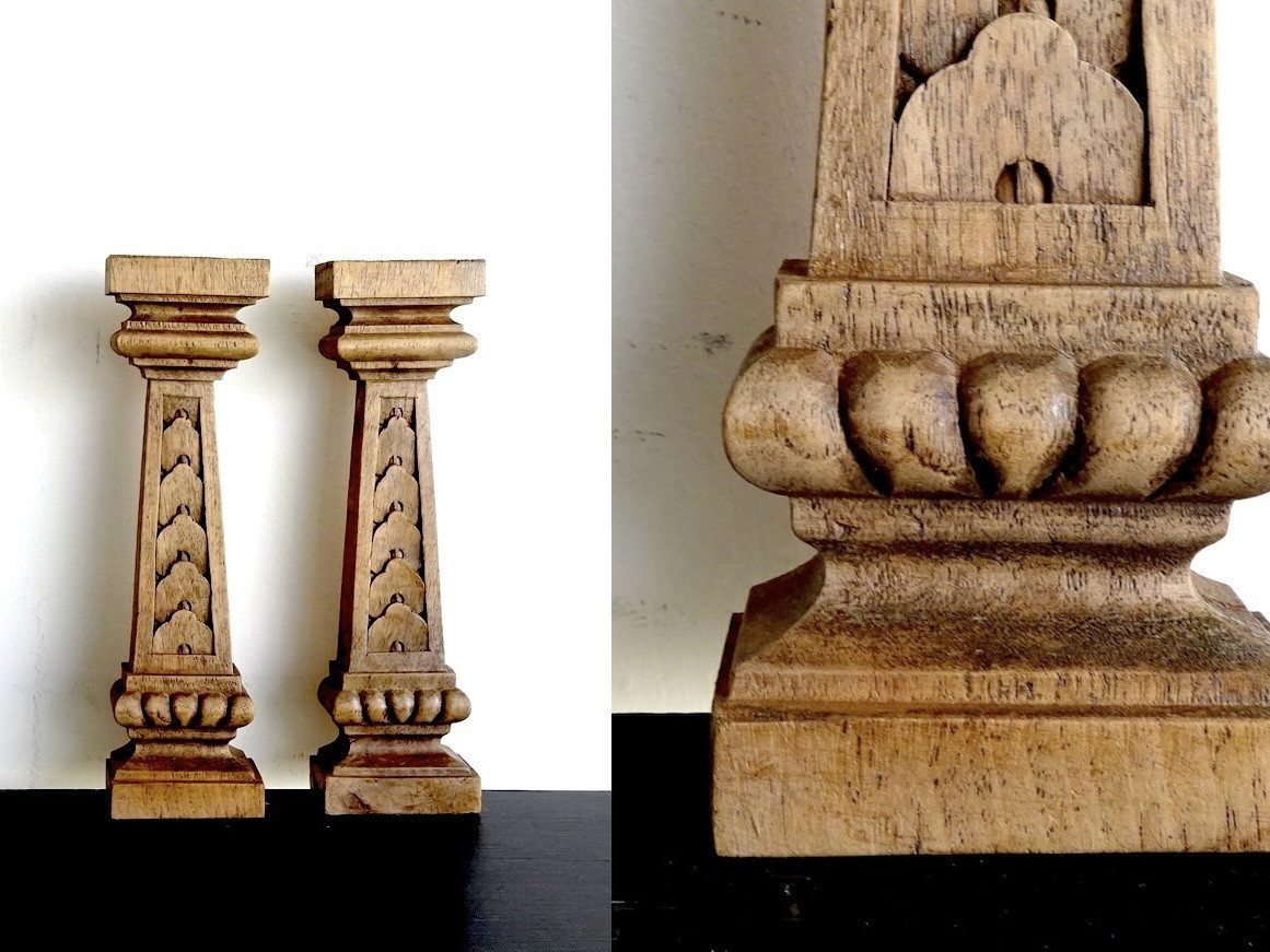 1900年代 フランス 木製 オブジェ スタンド オーナメント 民藝 工藝 美術 骨董 B