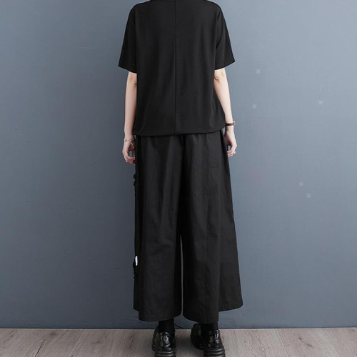 大きいサイズ レディース セットアップ パンツ トップス 春夏 秋