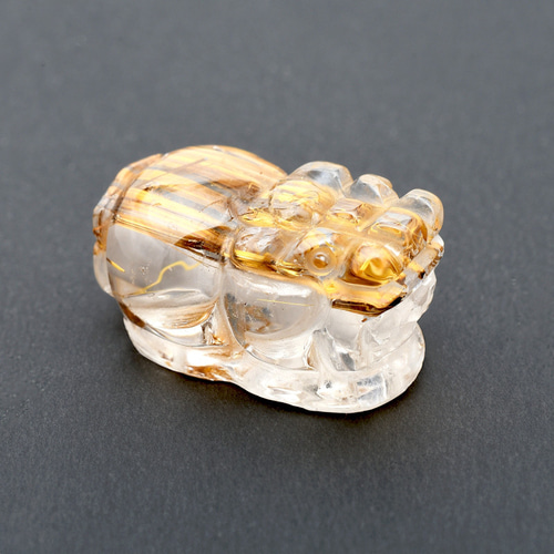 1点物 ゴールド タイガールチル クォーツ 貔貅 ヒキュウ