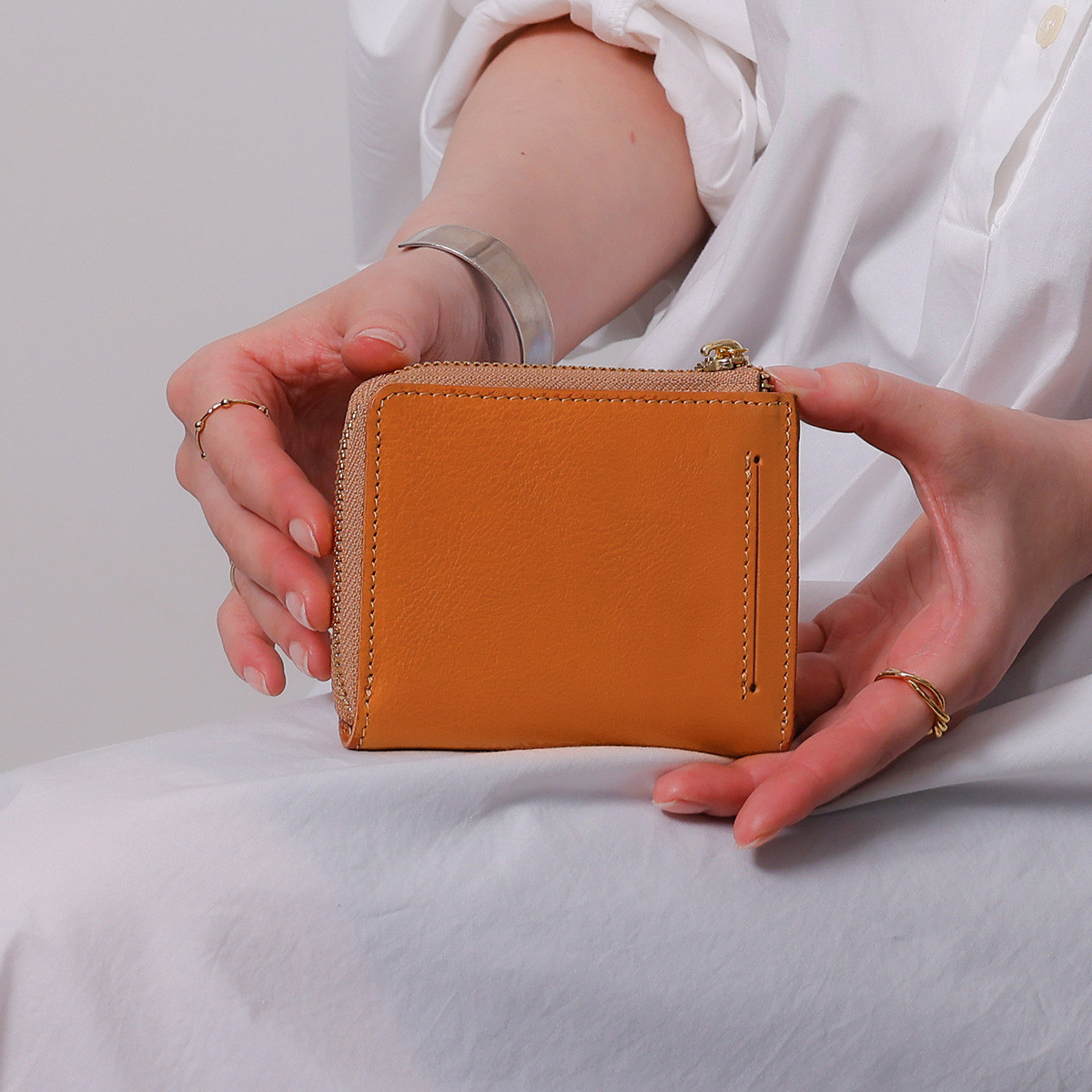 TIDY mini MANO ミニ財布 財布 本革 栃木レザー タッチ決済 レディース JAW040