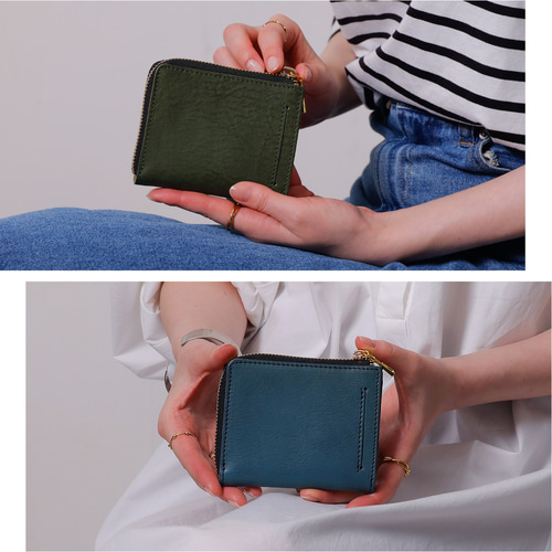 TIDY mini MANO ミニ財布 財布 本革 栃木レザー タッチ決済 レディース