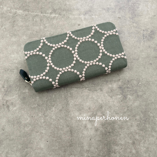 ミナペルホネン 長財布　タンバリン　ハンドメイド 再販ミナペルホネン 長財布 タンバリン ハンドメイド 長財布 ryo 通販
