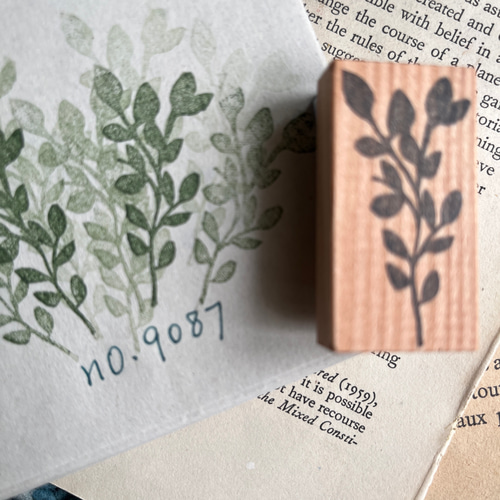 消しゴムはんこNo.124 ボタニカル② 消しゴムはんこNo.124 ボタニカル②