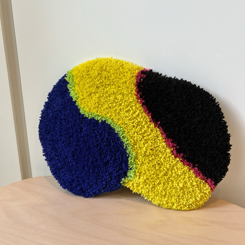 NEW】タフティング ミニラグ ウォールアート インテリア カラフル