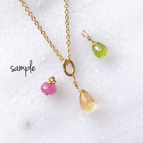 ♢くぴっちょページです♢K18 アイオライト ネックレスチャーム ♢くぴっちょページです♢K18 アイオライト ネックレスチャーム