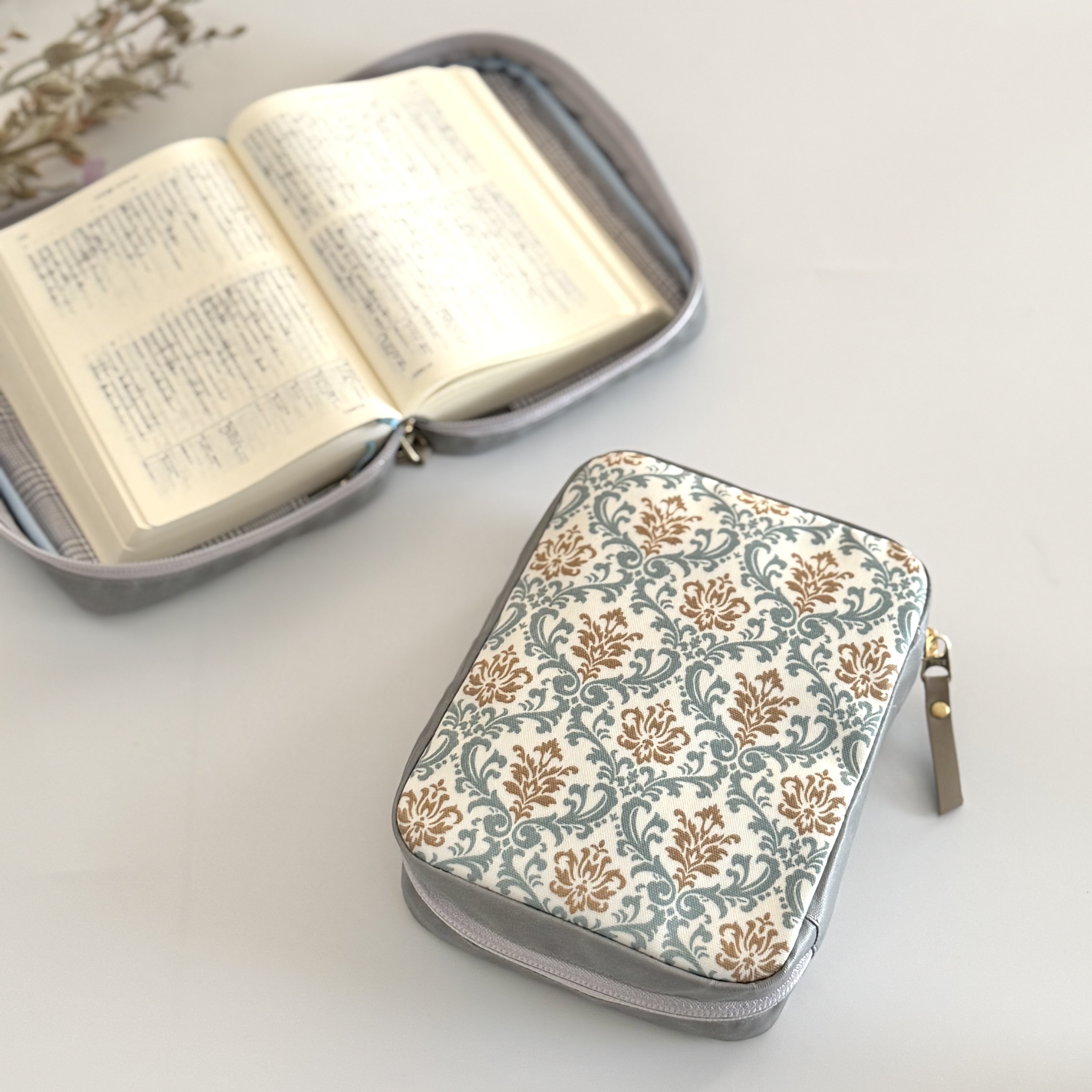 ラミネート小型聖書カバー◆ダマスク