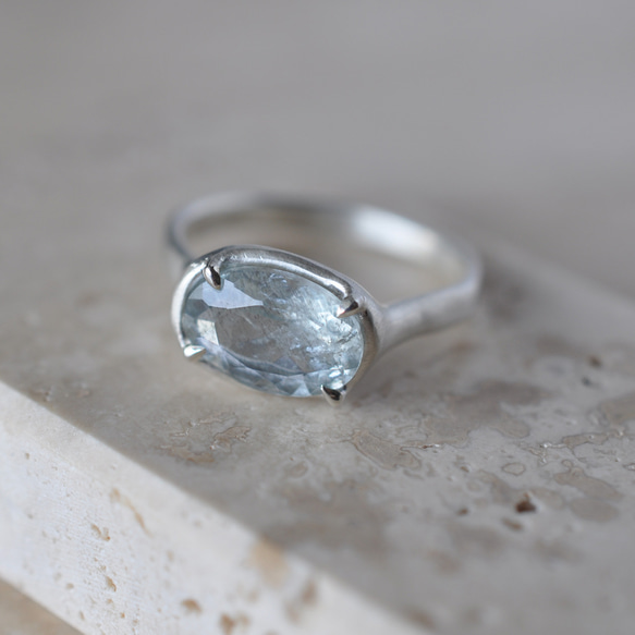 Moss Aquamarine モスアクアマリン シルバーリング 指輪・リング ETORA