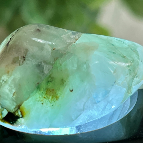 希少！ パワーストーン 原石 アジュライトサン 藍銅鉱 34g No.521 希少