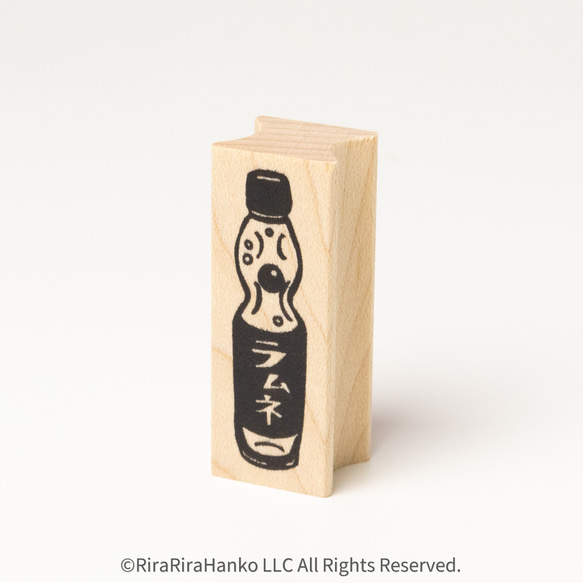 ラムネ＊15ｍｍ×40ｍｍ＊ラバースタンプ＊R1101 2枚目の画像