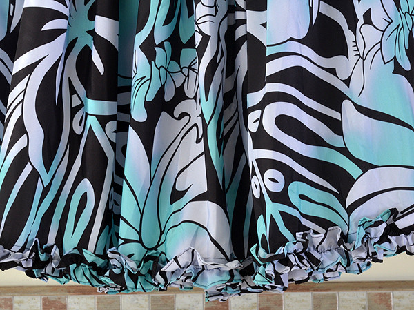 パウスカート 細見えパウスカート　フラダンス　太って見えないパウスカート　p00605　受注生産および即納