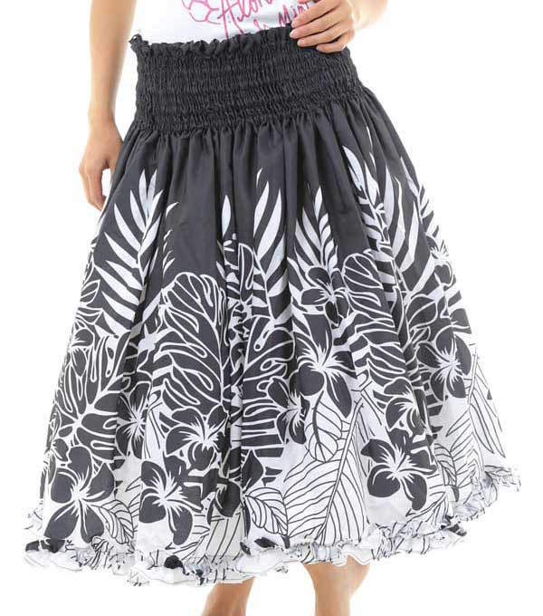 パウスカート 細見えパウスカート　フラダンス　太って見えないパウスカート　p00632　受注生産および即納