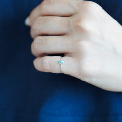 Turquoise RING/ SV925 ≪送料無料≫ ターコイズ 天然石 6枚目の画像