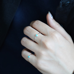 Turquoise RING/ SV925 ≪送料無料≫ ターコイズ 天然石 16枚目の画像