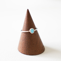 Turquoise RING/ SV925 ≪送料無料≫ ターコイズ 天然石 14枚目の画像