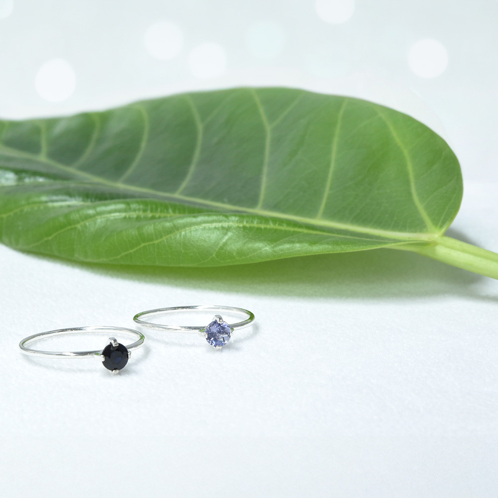 サファイア リング SV925 シルバー CJ085CIBSN