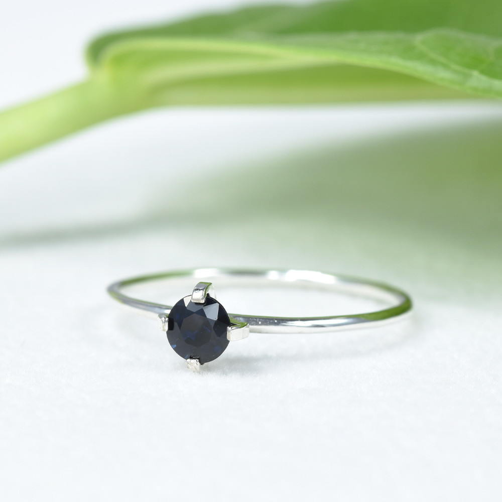 サファイア リング SV925 シルバー CJ085CIBSN