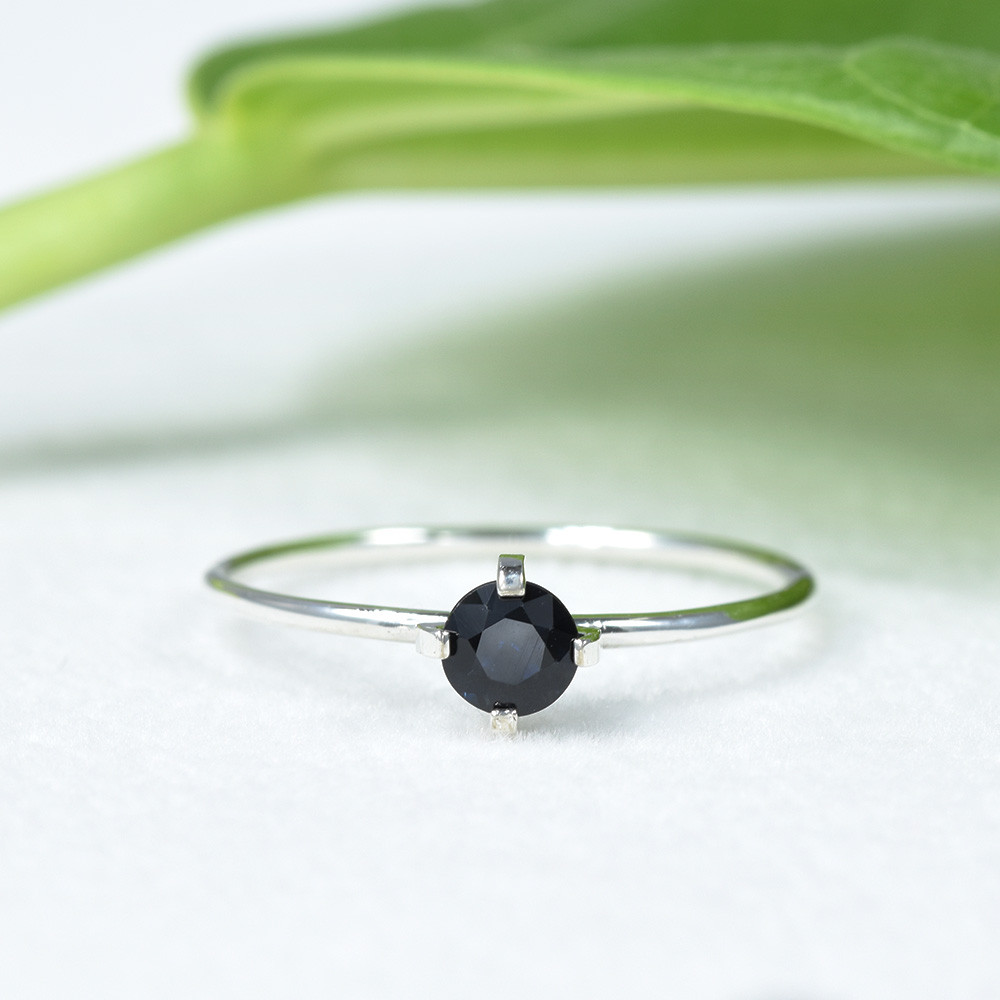 さふぁい サファイア リング SV925 シルバー CJ085CIBSN 指輪・リング