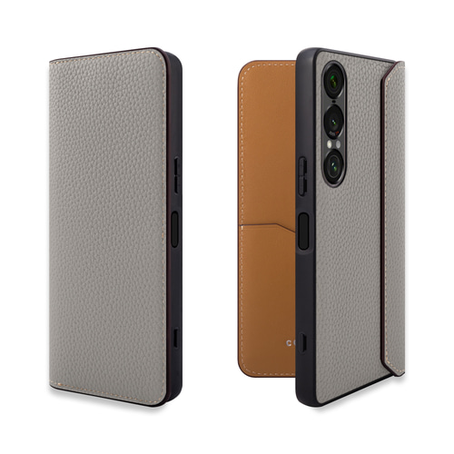 Xperia 1 VII 本革ダイアリーケース 手帳型 磁石なし 8色 <COGPH