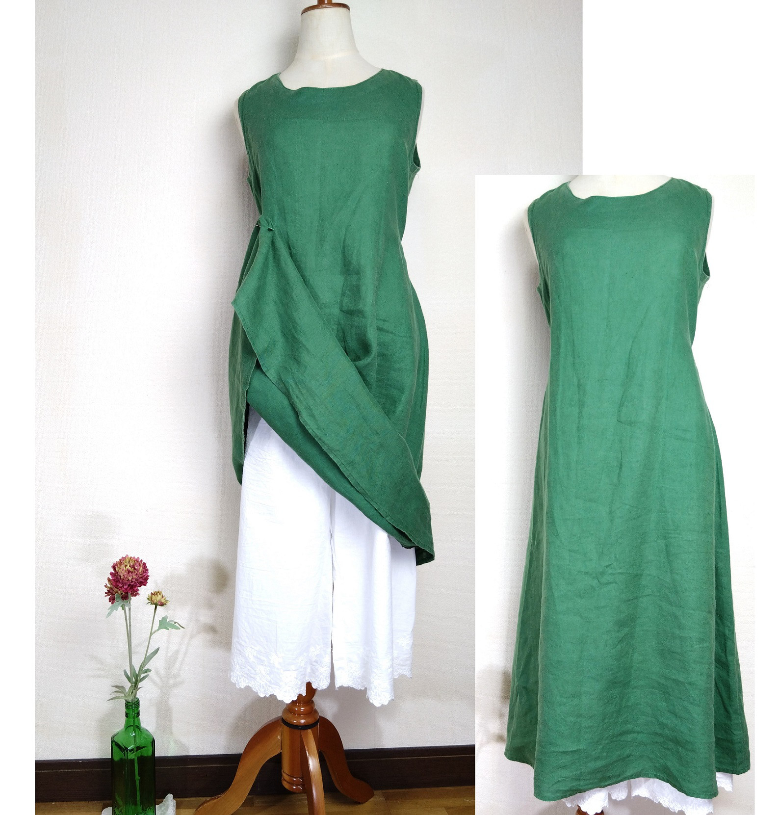 スカラップレースのペチコート（受注発注）