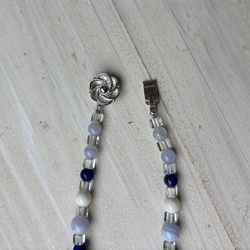 白サンゴデザインネックレス.夏のワンピースやTシャツと合わせて♪ 12枚目の画像