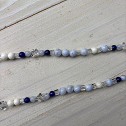 白サンゴデザインネックレス.夏のワンピースやTシャツと合わせて♪ 17枚目の画像