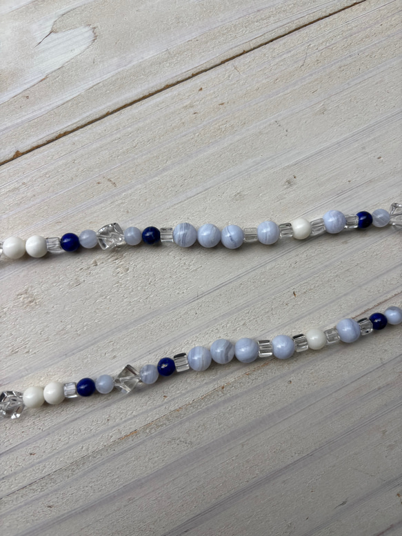 白サンゴデザインネックレス.夏のワンピースやTシャツと合わせて♪ 17枚目の画像