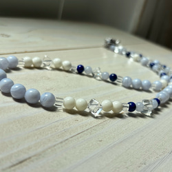 白サンゴデザインネックレス.夏のワンピースやTシャツと合わせて♪ 19枚目の画像