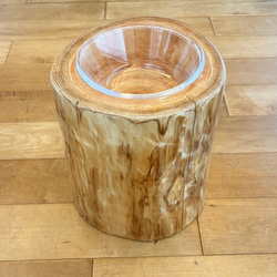 檜丸太椅子スツールNo.1422